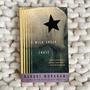A Wild Sheep Chase By Haruki Murakami Paperback Book John Gall Cover